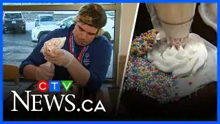 Special donut for Special Olympics