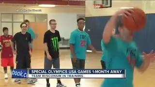 Special Olympic athletes from WI