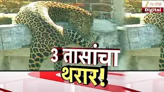 Special Report | Leopard | बिबट्याचा 3 तासाचा थरार, नागरिक दहशतीखाली