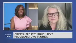 Spectrum News 1 - Popular texting program supports people who are grieving (Full Segment)
