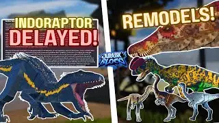 *SPINOSAURUS* REMODEL IS HERE!, AND NEW TEASERS! | Jurassic Blocky