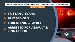 Spokane man arrested following SWAT standoff