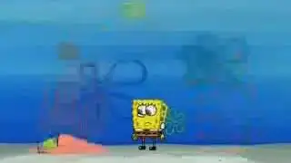 Spongebob beating up Patrick for 1 minute