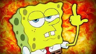 SpongeBob Just Gave the Middle Finger