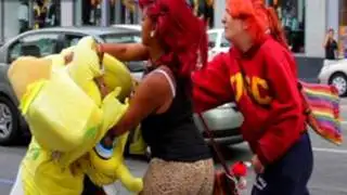 SpongeBob SquaresUp FIGHTS Two Women | TMZ