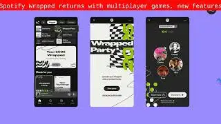 Spotify Wrapped returns with multiplayer games, new features - Byte News Daily