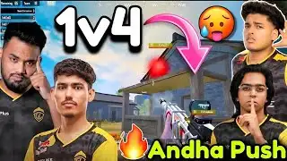 🇮🇳Spower Again Shocking 1v4 🥵New GodL Andha Push 🥶 Full Aggressive 😱 Drop Clsh