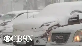 Spring blizzard batters the Midwest