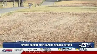 Spring forest fire hazard season starts today