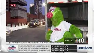 Spring Is Coming: Phillies, Phanatic Load Up Truck Bound for Spring Training in Florida | NBC10