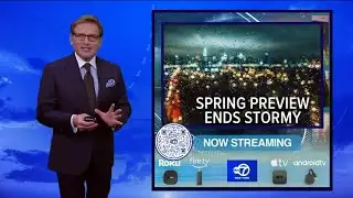 Spring preview ends stormy ahead of bitter cold blast