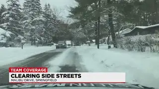 Springfield DPW working to clear snow off side streets
