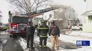 Springfield firefighters put out large arson fire on Acushnet Avenue