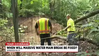 Springfield Public Works begins work on water main break