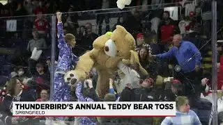 Springfield Thunderbirds hold fifth annual Teddy Bear Toss