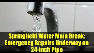 Springfield Water Main Break: Emergency Repairs Underway on 24-inch Pipe