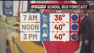 Sprinkle or flurry chance Monday