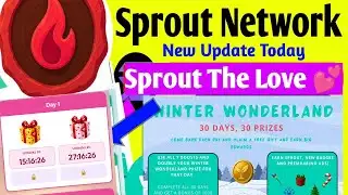 Sprout Network New Update Today 😱 | Boost Raffle Ticket Explained