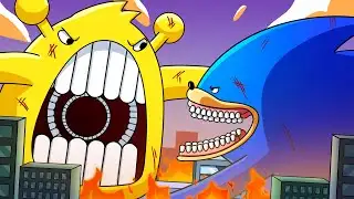 SPRUNKI EATER vs. SHIN SONIC! (Cartoon Animation)
