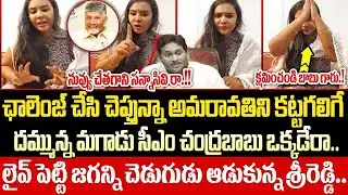 Sri Reddy Reveals Shocking News | Ys Jagan | Chandrababu