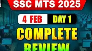 SSC MTS 3rd shift analysis 4 Feb 2026 । Ssc MTS review today। Ssc MTS 2026 analysis today ।