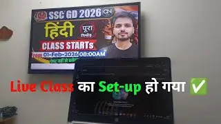 SSC MTS GD - Live Class Set-up कर लिया, अब Live Class चलेगी ✅🫡🇮🇳