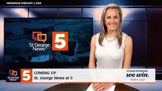 St. George News at 5: 2-4-2026