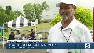 St. Joseph Catholic School P.E. teacher retires after 40 years