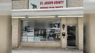 St. Joseph County GOP building vandalized with anti-ICE graffiti