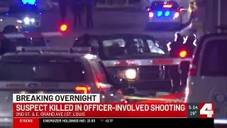 St. Louis County officers shoot, kill suspect after pursuit ends in city