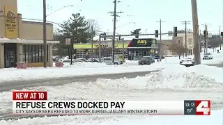 St. Louis refuse drivers who refused to work during winter storm could see pay docked