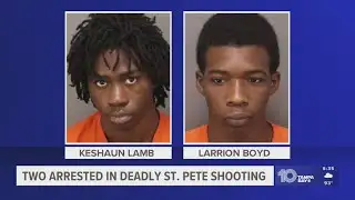 St. Pete police arrest two suspects in deadly shooting that left man lying on the road