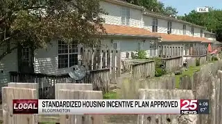 Standardized housing incentive plan approved in Bloomington