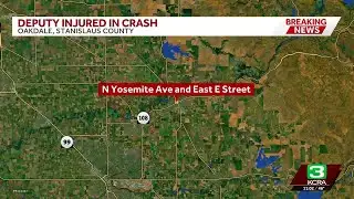 Stanislaus County deputy injured in crash while responding to call
