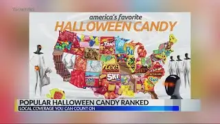 Starburst ranked number one Halloween candy in Alabama by Candystore.com