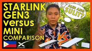 STARLINK GEN 3 VERSUS STARLINK MINI SIDE-BY-SIDE COMPARISON