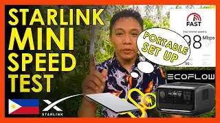 STARLINK MINI SPEED TEST UNBOXING & REVIEW | GUIDE HOW TO INSTALL AND SETUP