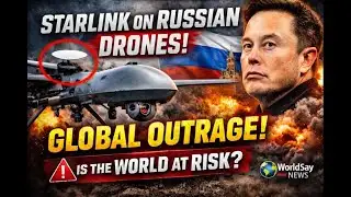 🚨 Starlink Tech Found on Russian Drones | Global Outrage & Urgent Response 🚨