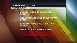 State education commissioner to visit local schools