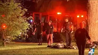 State Fire Marshal investigating neighborhood house fire