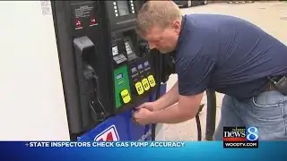 State inspectors check gas pump accuracy