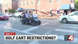 State lawmakers considering golf cart regulations; would require seatbelts