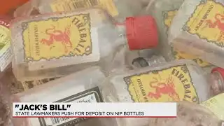 State lawmakers push for deposit on nip bottles