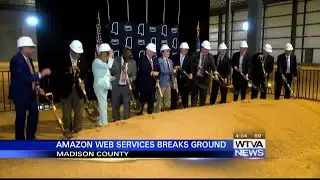 State officials break ground on Amazon facility in Madison County