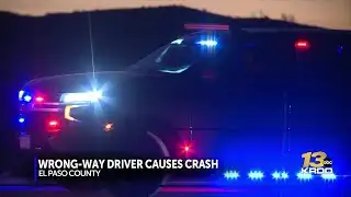 State trooper, driver injured after crash during chase for wrong-way DUI driver on I-25