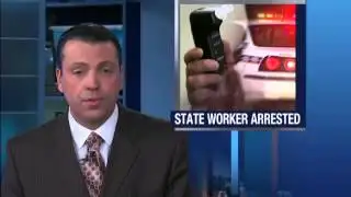 State worker arrested for allegedly driving drunk, naked
