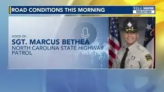 Stay off the roads in NC, SHP cautions