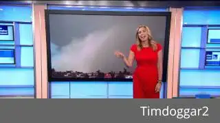 Stephanie Abrams Blooper In Heels Slip  8/28/13