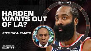 Stephen A. says when James Harden wants out, the answer is to let him leave 😲 | First Take