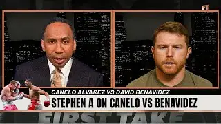 Stephen A. Smith CONFRONTS Canelo Alvarez For FIGHTING David Benavidez..